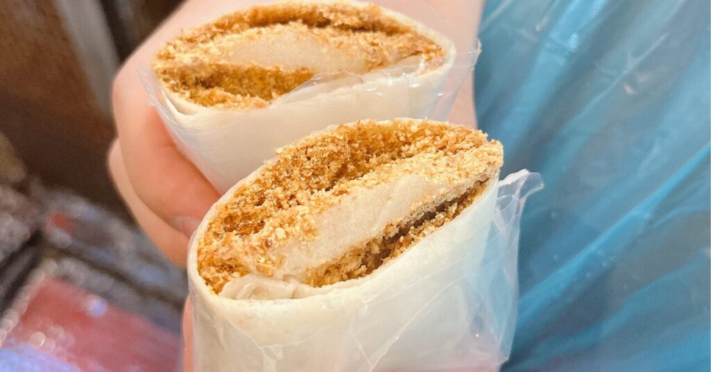 阿珠雪在焼のピーナッツアイスクレープ