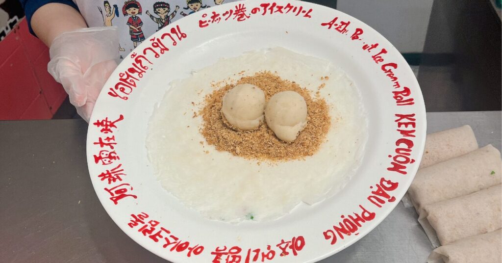 阿珠雪在焼のピーナッツアイスクレープ