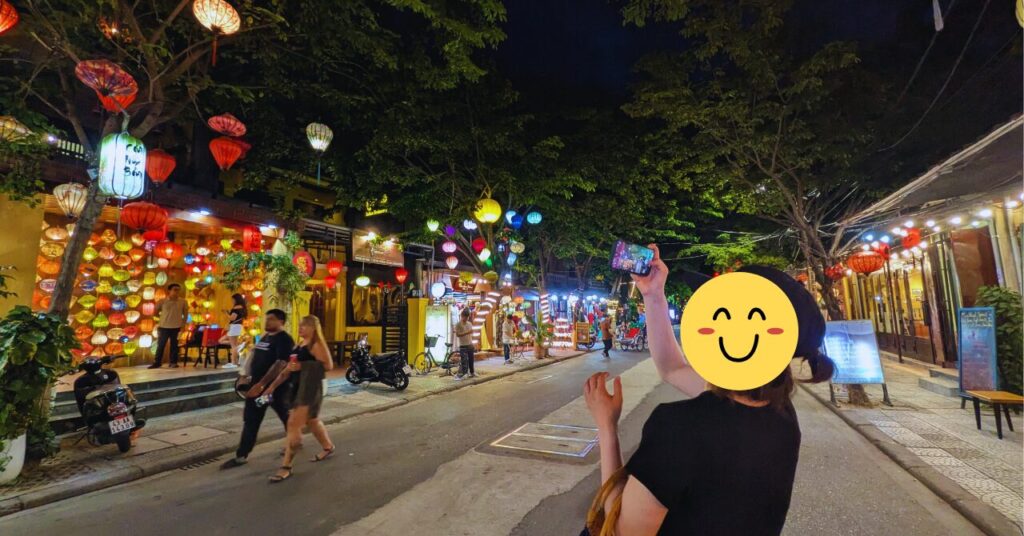 ホイアン夜の街並み