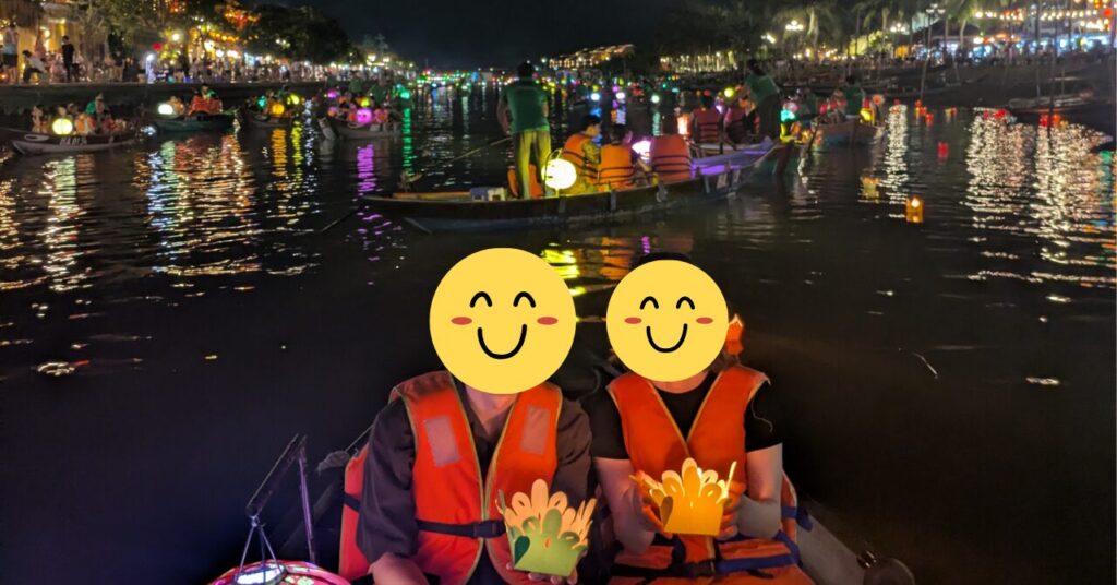 ホイアン灯籠流し