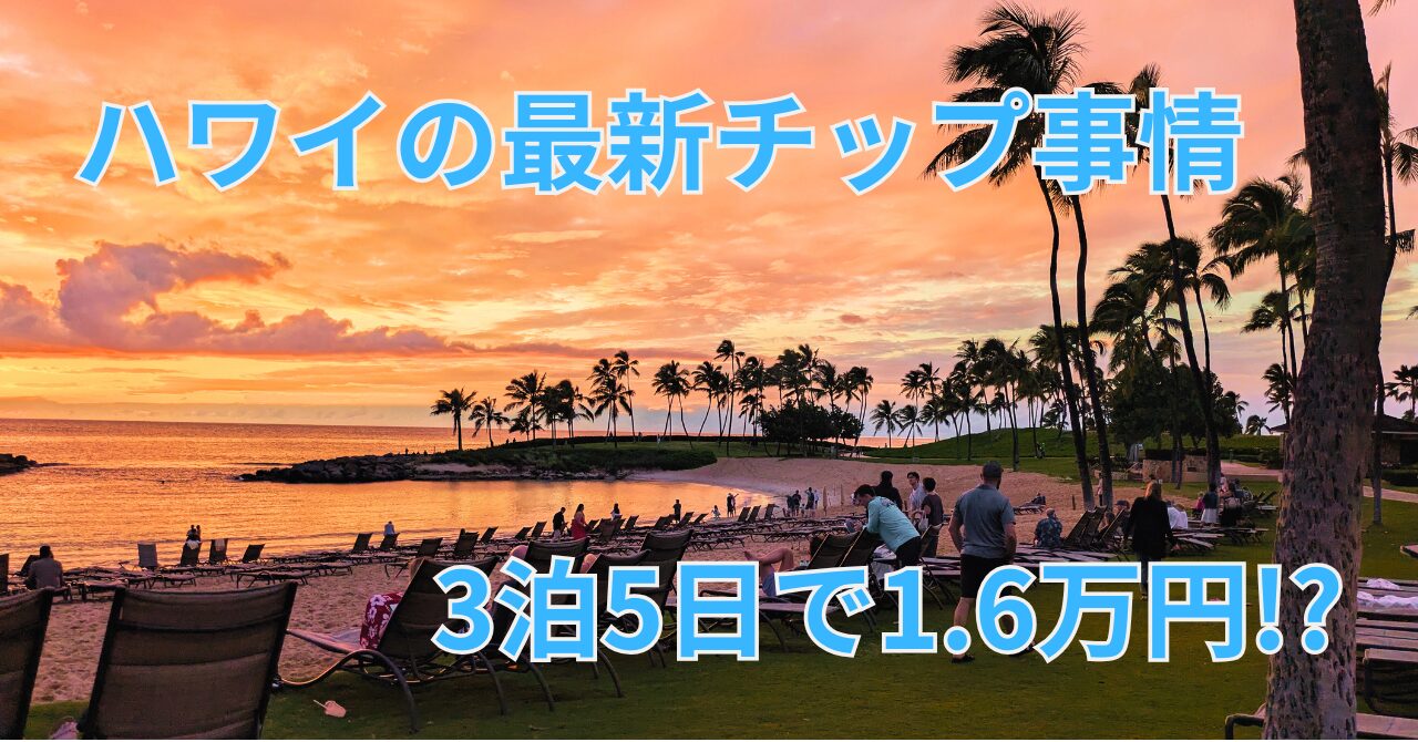 ハワイの最新チップ事情